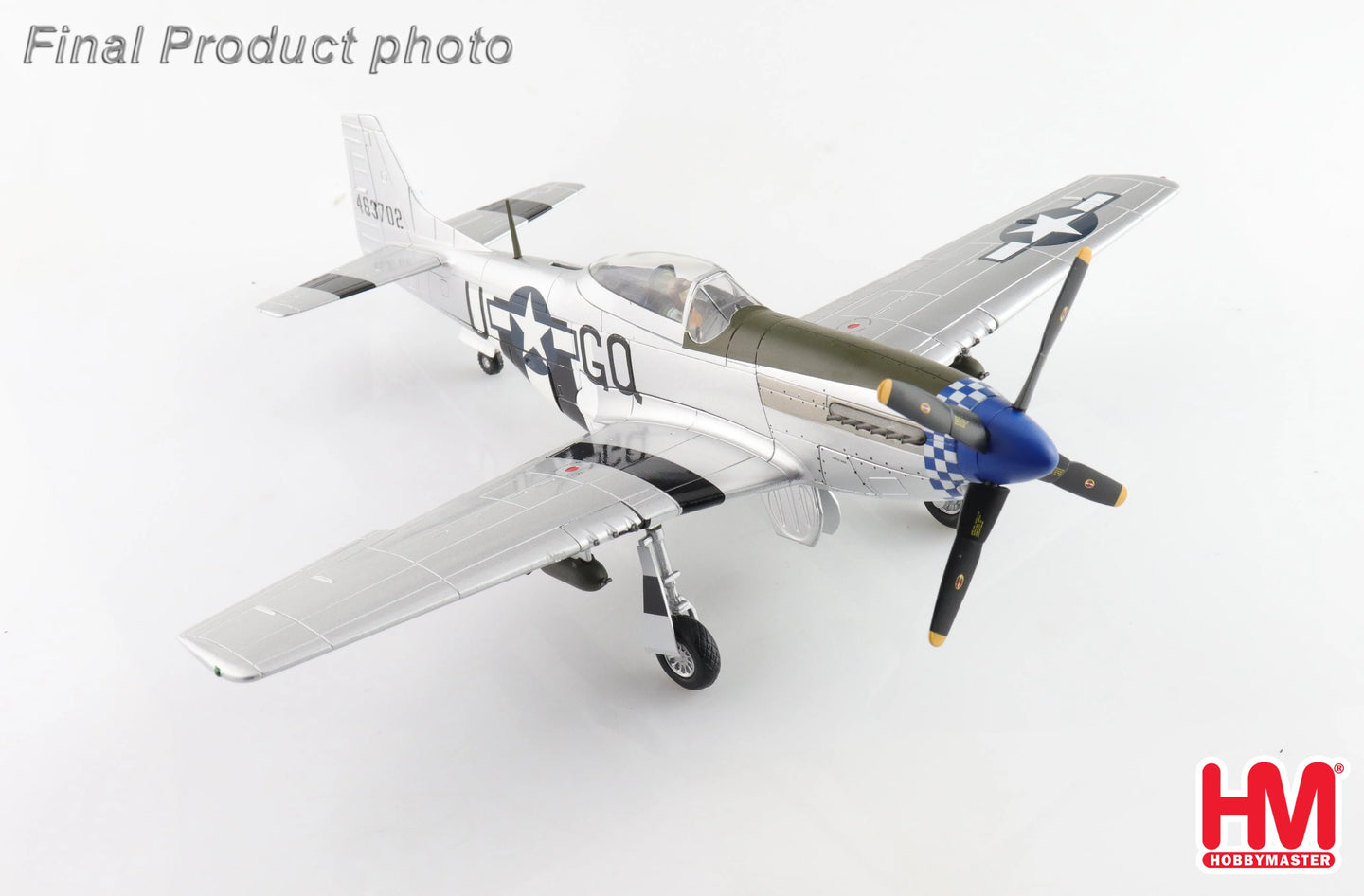 HOBBY MASTER P-51D USAAF "GRIM REAPER" 463702 355TH FS 9TH 1945